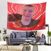 Funny Flower Delivery Emojis Tapestry Internet Celebrity Memes Funny Background Cloth Funny Enthusiasts Room Decoration