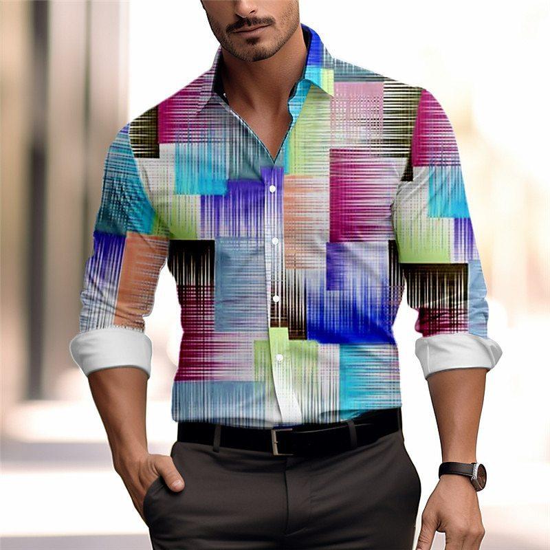 Spring Autumn Temperament Thin Shirt Top Men's Long Sleeved Casual Loose Shirts Men’s