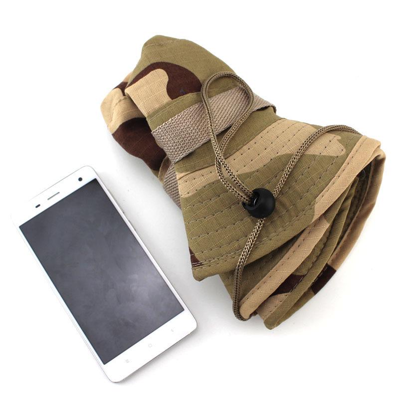 Unisex Outdoor Camouflage Boonie Hat for Camping, Fishing, and Travel - Sun Protection Included