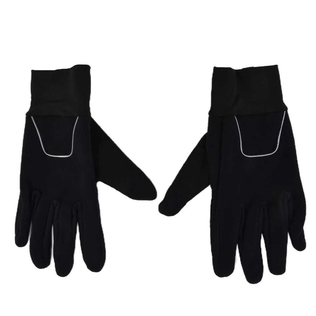 Cycling Gloves Touch Sensitive Waterproof Black Non Slip Windproof Gloves for Outdoor Cycling Travel