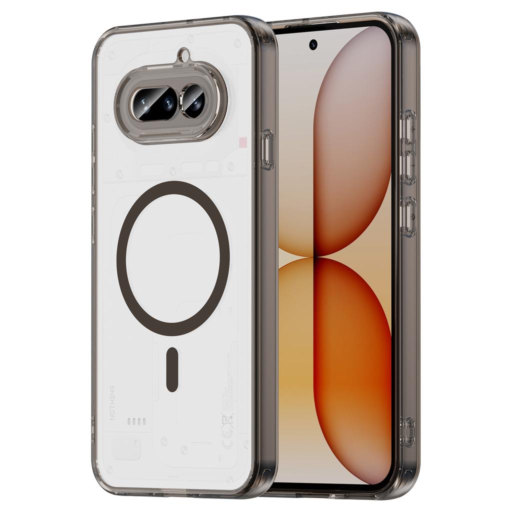 Нескользящий Прозрачный Магнитный Чехол Fundas Для Nothing Phone 4A A069 6.78 дюйма Мягкая TPU Рамка Акриловая Ударопрочная Крышка Coque