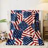 Distressed American Flag Plush Blanket bedroom Blanket for Livingroom Couch lunch break Soft throw for Friend's festival Gift