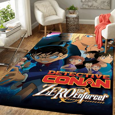 1Pc Detective Conan Zero Enforcer Rug, Office Carpet Indoor Outdoor Doormat, Non-Slip, Comfortable, Living, Christmas Halloween,  Xmas Gift L1352