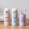 Cartoon Bear Toothbrush Holder Organizer Cup Portable Toothpaste Toothbrush Cover for Travel