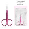 1 Pc Eyebrow Trimming Scissors Stainless Steel Small Nail Tools Manicure Facial Nose Hair Scissors Women Makeup Beauty Tool