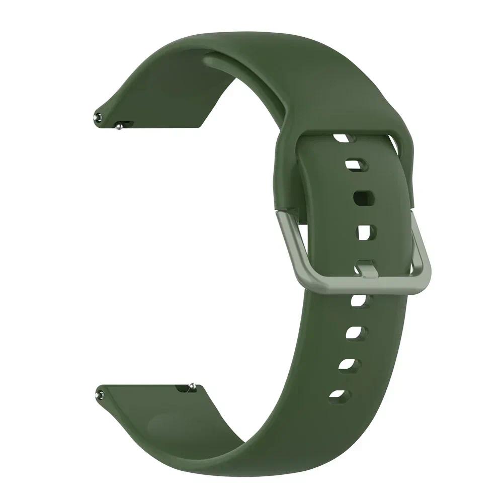 Ремешок 20 мм/22 мм для Amazfit GTS/2/2e/3/4 GTS2 Mini/GTR 4/3/Pro/47 мм/GTR2/2e/stratos 2/3, силиконовый браслет Amazfit bip, ремешок для часов