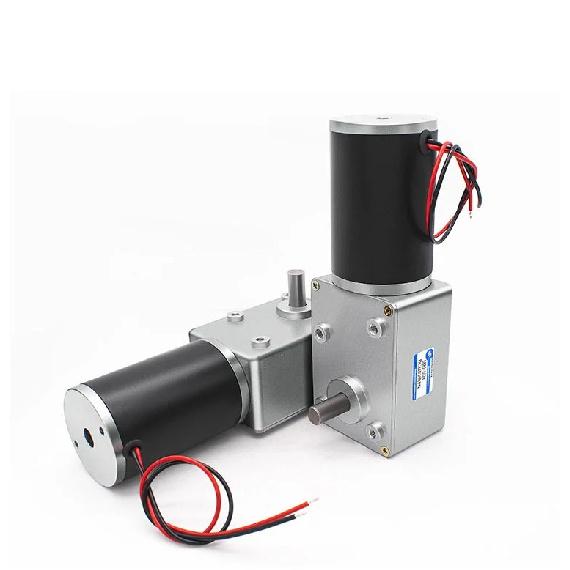 A5882-50ZY Max 395kg.cm High Torque DC 12V 24V Worm Gear Electric Motor Engine