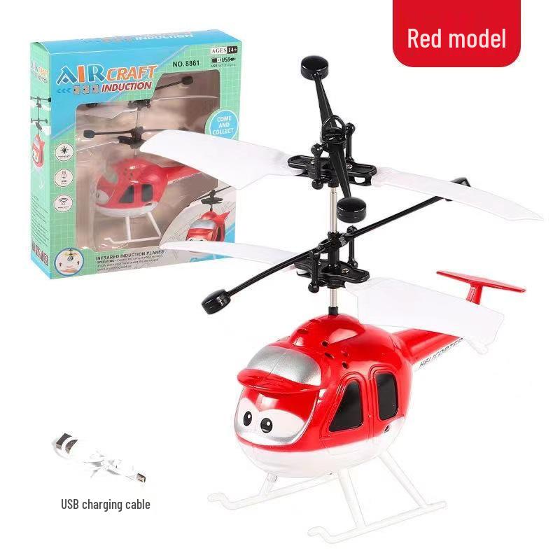 Smart Induction Fairy Helicopter: Seven-Color Crystal Ball Toy