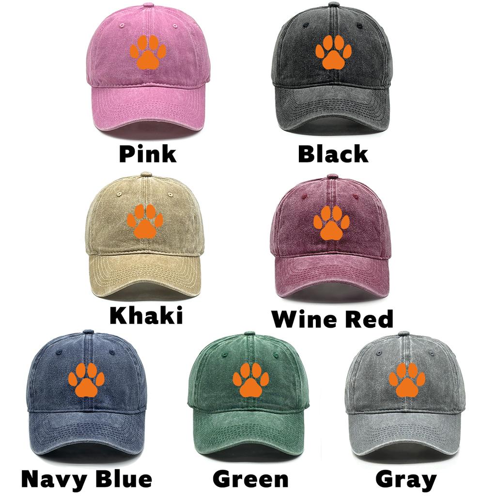 Multiple Colors Dog Claws Print Unisex Sun Hat Gorra Hombre Vintage-Inspired Stylish Adjustable Caps Perfect For Street Style