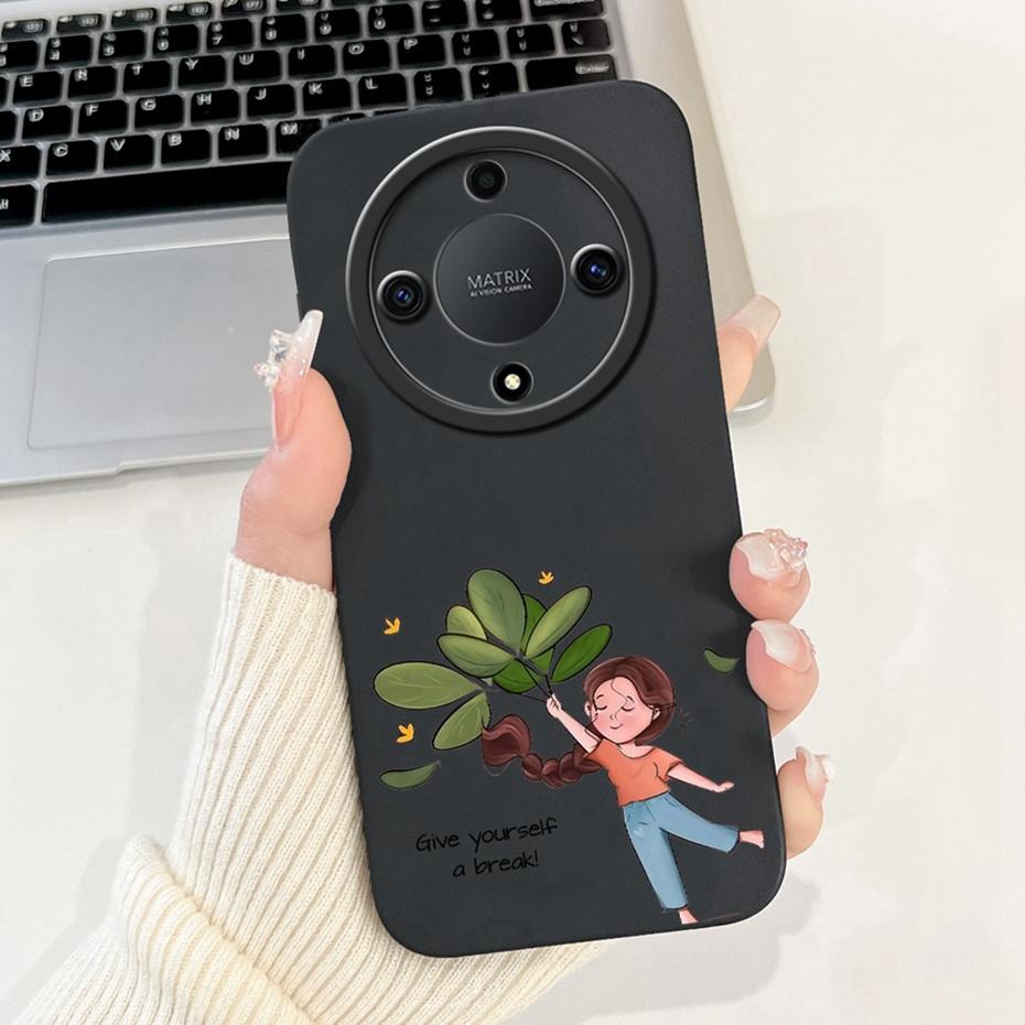 Cute Cartoon Phone Case For Honor X9b X9a 5G Soft Silicone Shockproof Cover For Honor X9a X9B 5G Cases Bumpers