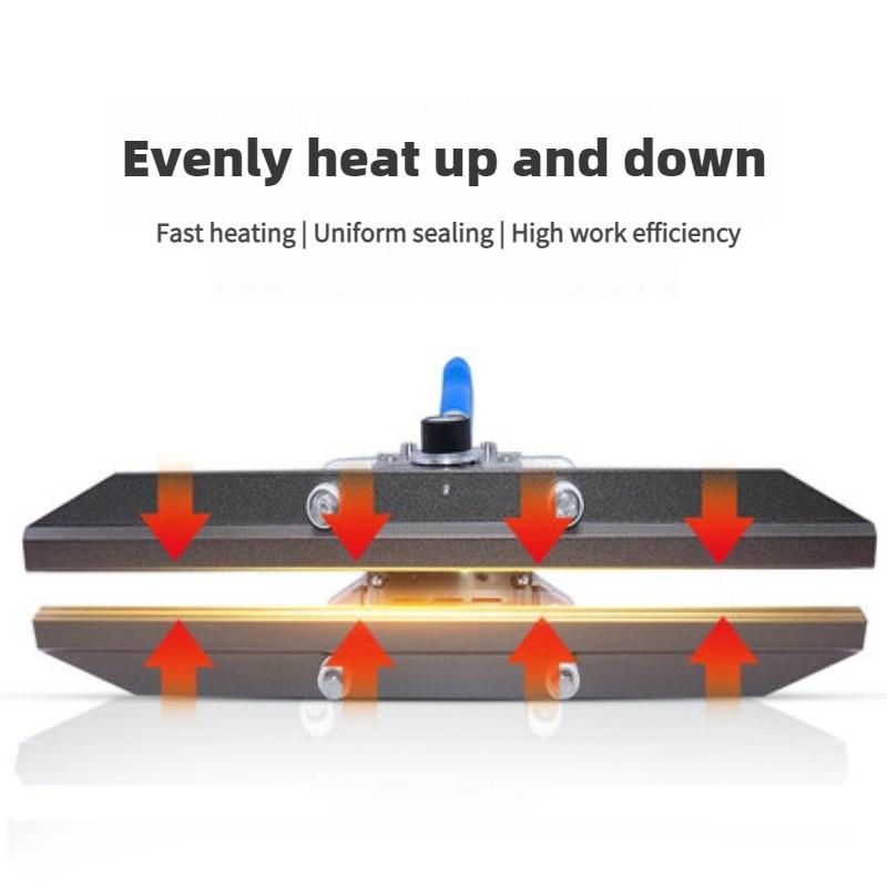 Портативный ручной запайщик тепла Мешок из алюминиевой фольги Мешок из крафт-бумаги Оборудование для запайки прямым нагревом Ручной зажим Запаечная машина