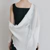 Midocheu pleated bolero scarf