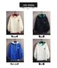 Men's Trendy Two-in-One Velvet Hoodie - Spring/Autumn Long-Sleeve Pullover with Sticker Design
