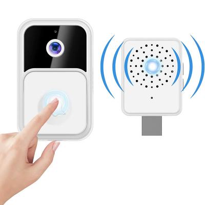 Беспроводная Wi-Fi видеодомофонная камера с звонком, умное видео, ночное видение, внутренняя безопасность, двусторонняя связь, дверной звонок для дома и офиса