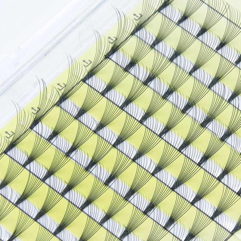 ANNAFRIS Готовые русские объемные веерные ресницы на короткой ножке 5D из искусственной норки, готовые наращивание ресниц