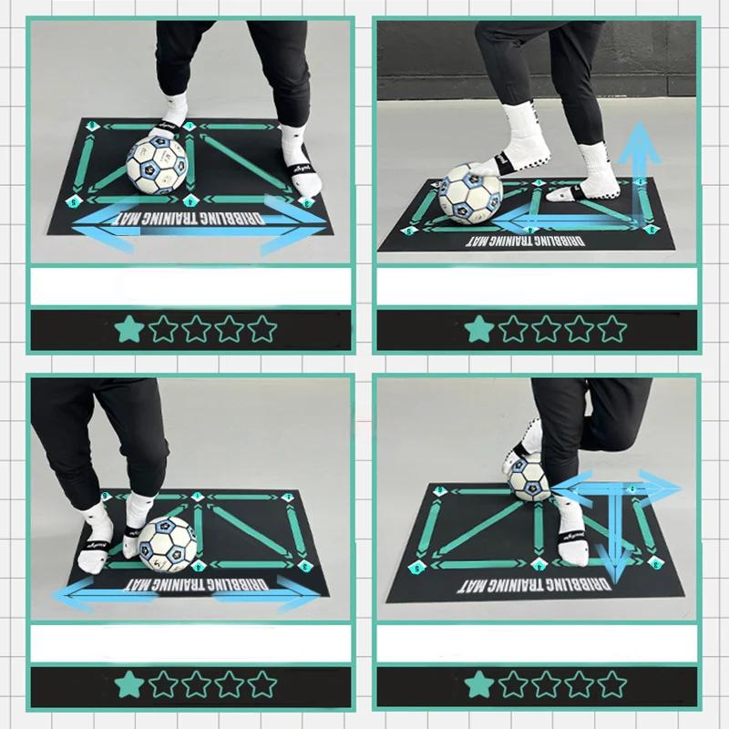 Durable non-slip football training mat Foldable carpet dribbling football training mat children's football indoor equipment