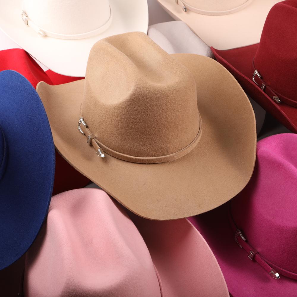 2026 Shinehats ОЕМ Разноцветные Белые Черные Оптом Женские Дамские Шляпы На Заказ Шерстяной Войлок Западный Сомбреро Вакерос Ковбойские Федоры Шляпы