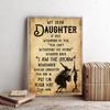 Whisper Back Daughter Witch Poster I Am The Storm Canvas Painting Vintage Quote Art Print Modern Wall Picture Bedroom Home Decor