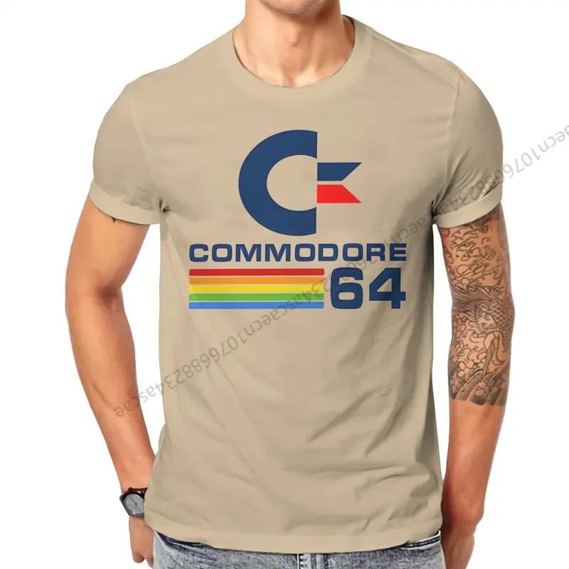 Мужская футболка Commodore 64 летняя одежда полиэстер футболка с круглым вырезом