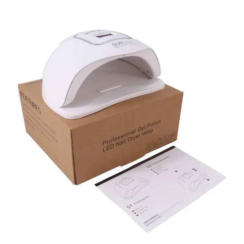 120w Sun X5 Max 150w Uv Led Nail Lamp With Sensor Lcd Display Curing Nail Gel Polish Manicure Tool 45 Leds Smart Nail Dryer