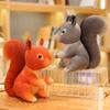 Plush Squirrel Toy Animal Stuffed Field Mouse Doll Bedroom Decoration Gift Kids