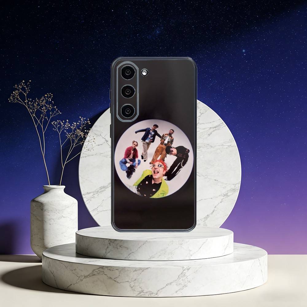 Fontaines DC Romance Cool Phone Case For Samsung Galaxy A73,A72,A71,A70,A53,A52,A51,Others Soft Black Cover