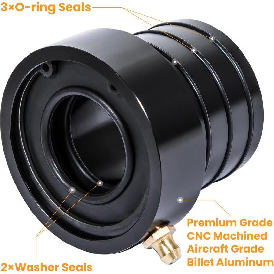 MG21103 Dana 30/44 Front Axle Tube Seal Pair For Jeep Wrangler JK JKU 2007-2018, YJ 1987-1995, TJ 1997-2006, LJ 2004-2006, Cherokee (XJ) 1984-2001,