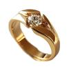 European and American Fashion, Versatile Real Gold Rings, Trendy Jewelry, Sweet and Cool Style Hand Jewelry