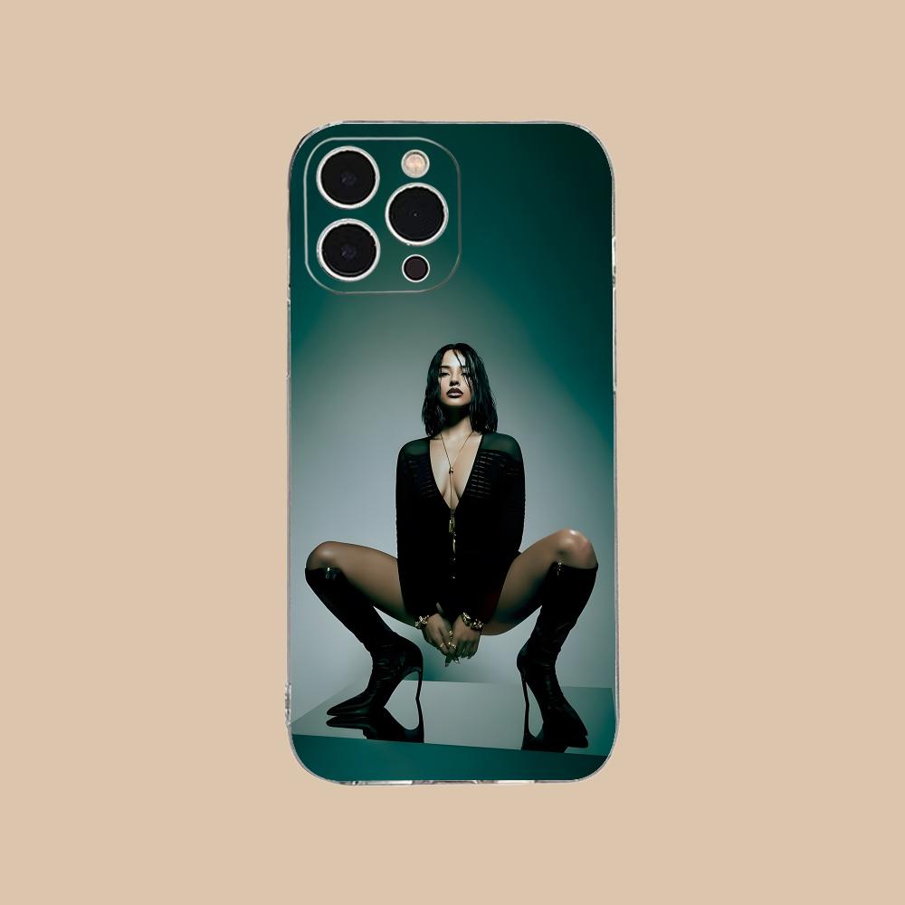 Модный Чехол для Мобильного Телефона Becky G для iPhone 16 15 14 13 12 11 X XR XS 8 6 Pro Max Plus Mini Прозрачный Цветной Защитный Красивый