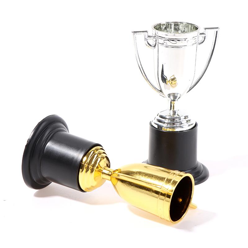 Mini Trophy Gold And Silver Football Cup Trophy Sports Event Birthday Party Children's Party Stuffed Gift