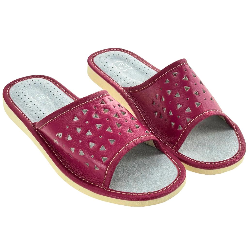 Women's leather slippers Comfortable highlander slippers 40