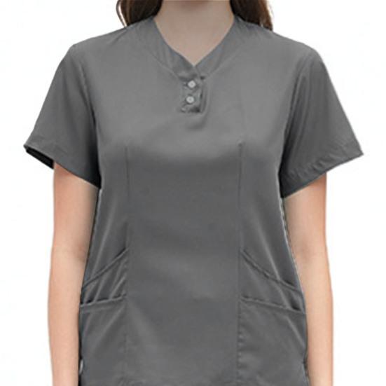 2 шт./компл. комплект унисекс больничной формы с v-образным вырезом и короткими рукавами, карманы, топы, брюки с эластичной резинкой на талии, быстросохнущие больничные стоматологические скрабы для медсестер, униформа