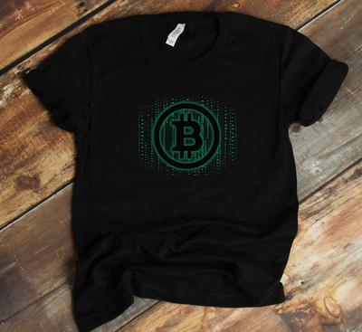 Футболка Bitcoin Matrix, Ходл, Футболка с криптовалютой, Футболка Bitcoin, Крипто-футболка, Стандарт Bitcoin, Крипто, BTC