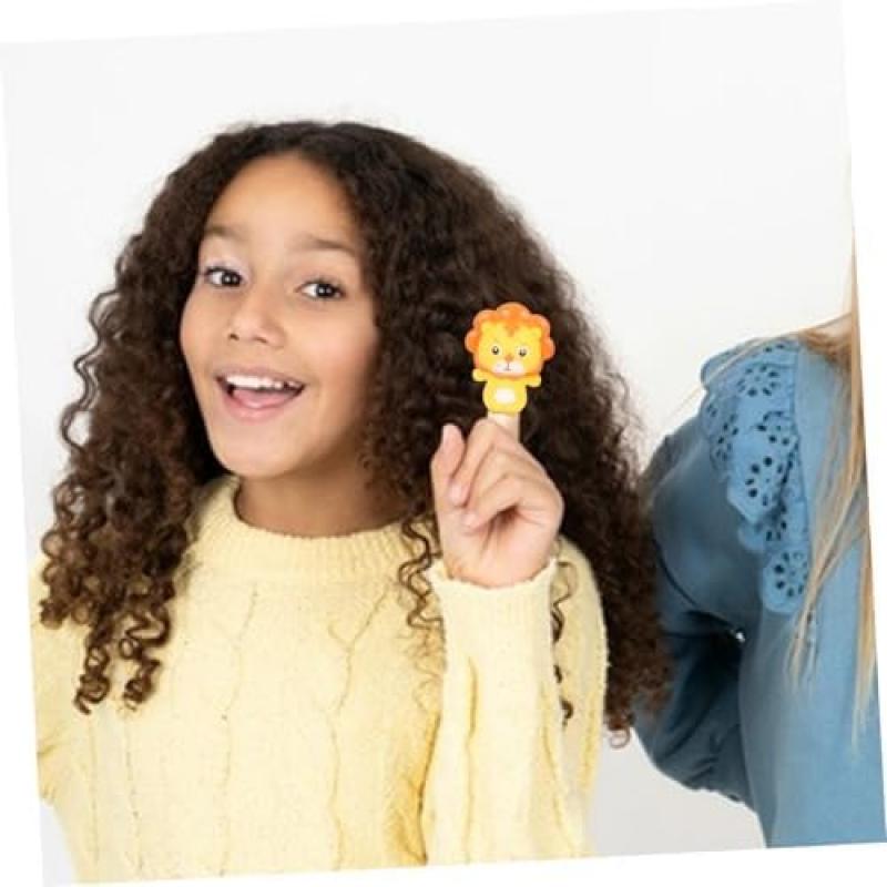 5-Piece Animal Finger Puppets Set, High-Quality Interactive Hand Puppets for Creative Play, Early Education, Motor Skills & Social Interaction