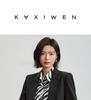 Деловой костюм Qianqian Wenzhi приталенного кроя - Серое пальто средней длины для женщин