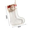 Clear Transparent Acrylic Hanging Ornament Christmas Tree Ornament  For Home Decor
