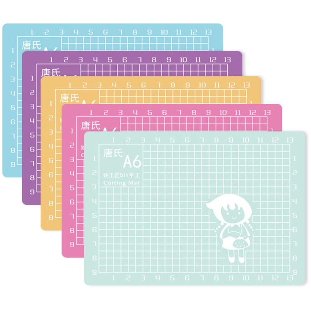 DIY Crafts Writing Mats Paper Cutting Board Engraving Board A6 Gridded Cutting Mat Patchwork Mats