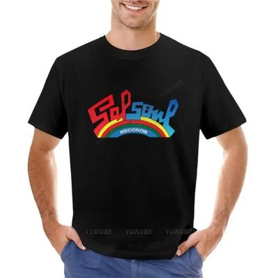 Хлопковая мужская футболка Salsoul Records Футболка Футболка для мальчика футболки для спортивных фанатов Футболка с коротким рукавом мужская новая черная футболка для мальчиков