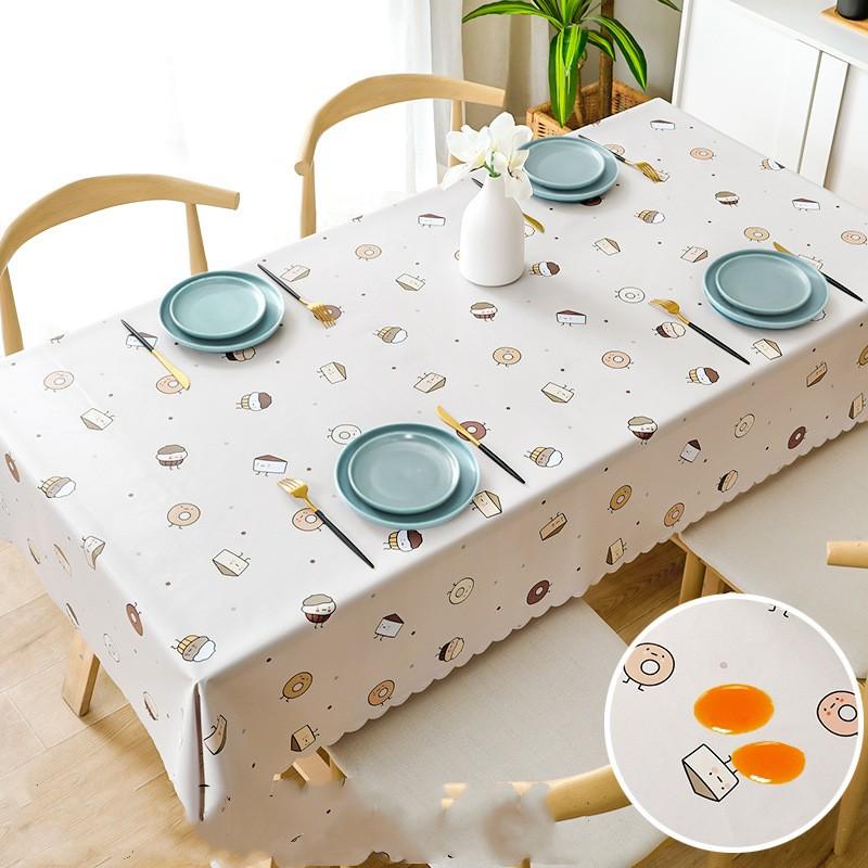 Роскошная высококачественная водонепроницаемая и маслостойкая скатерть из ПВХ, не требующая мытья, прямоугольный бытовой стол, чайный столик и настольная ткань
