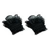 Short Multi Layer Lace Fake Sleeves Girl Ruffle Decoration Wrist Cuffs Fingerless Wedding Bridal Gloves Maid Cosplay Bracelet