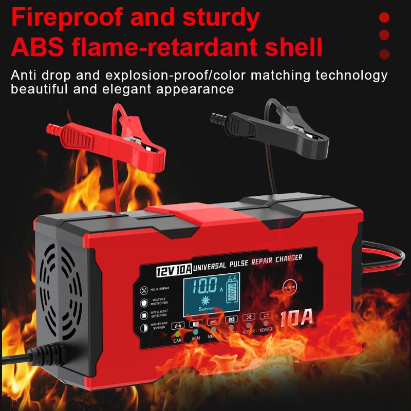 12 В 10 А автомобильное зарядное устройство для аккумуляторов Smart Electric Motorcycles зарядное устройство для Lifepo4 свинцово-кислотных AGM GEL PB 14,6 В 10 А литиевых аккумуляторов Ремонт