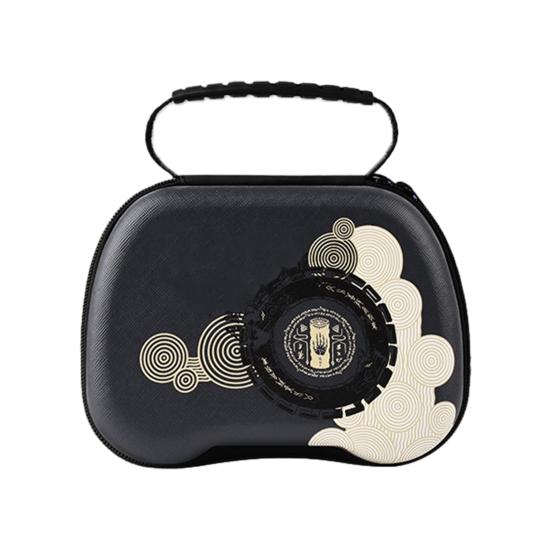 Противоударный жесткий дорожный чехол для контроллера из ЭВА, беспроводной геймпад с сетчатым карманом, фиксирующий ремень, универсальная защитная сумка с ручкой