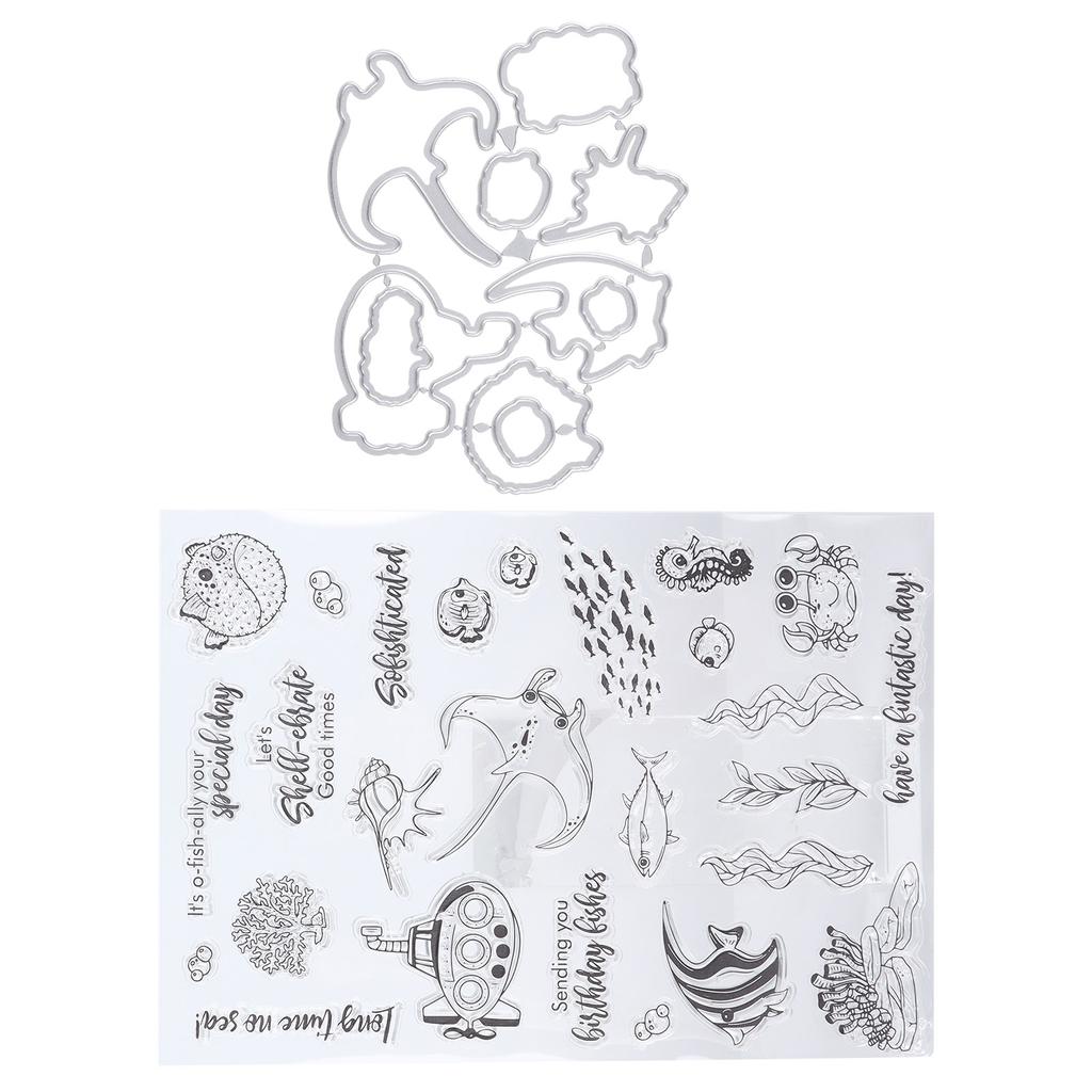 Прозрачные штампы, практичный инструмент для изготовления открыток, портативная форма для резки фотоальбомов, подарков