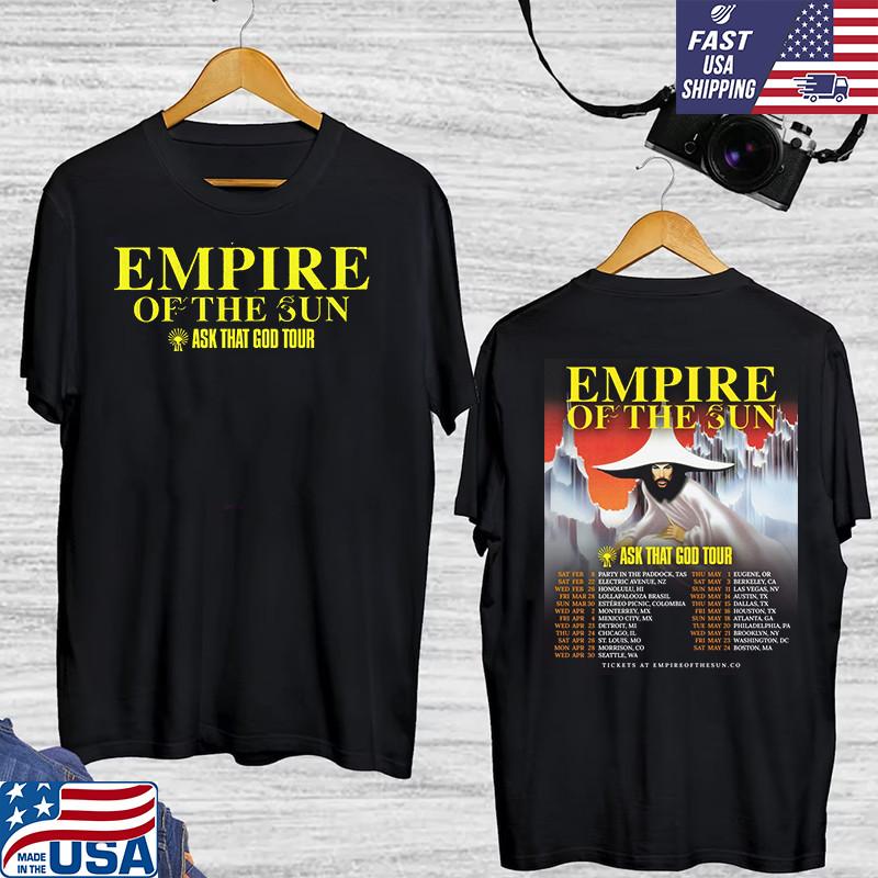 EMPIRE OF THE SUN СЕВЕРНАЯ АМЕРИКА ASK THAT GOD TOUR Футболка Унисекс