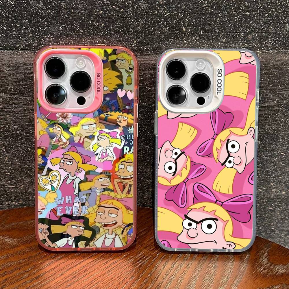 Мультяшный Крутой Чехол для Телефона Хей Арнольд Для IPhone 17 16 15 14 13 12 11 Pro MAX Матовый Ударопрочный Задний Противоударный Матовый Чехол