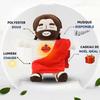 40CM Breathable Jesus Soothing Plush Toy for Kids Soft Soothing Jesus Plushies Comforting Jesus Heart To