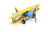 Decorative Metal Airplane Biplane