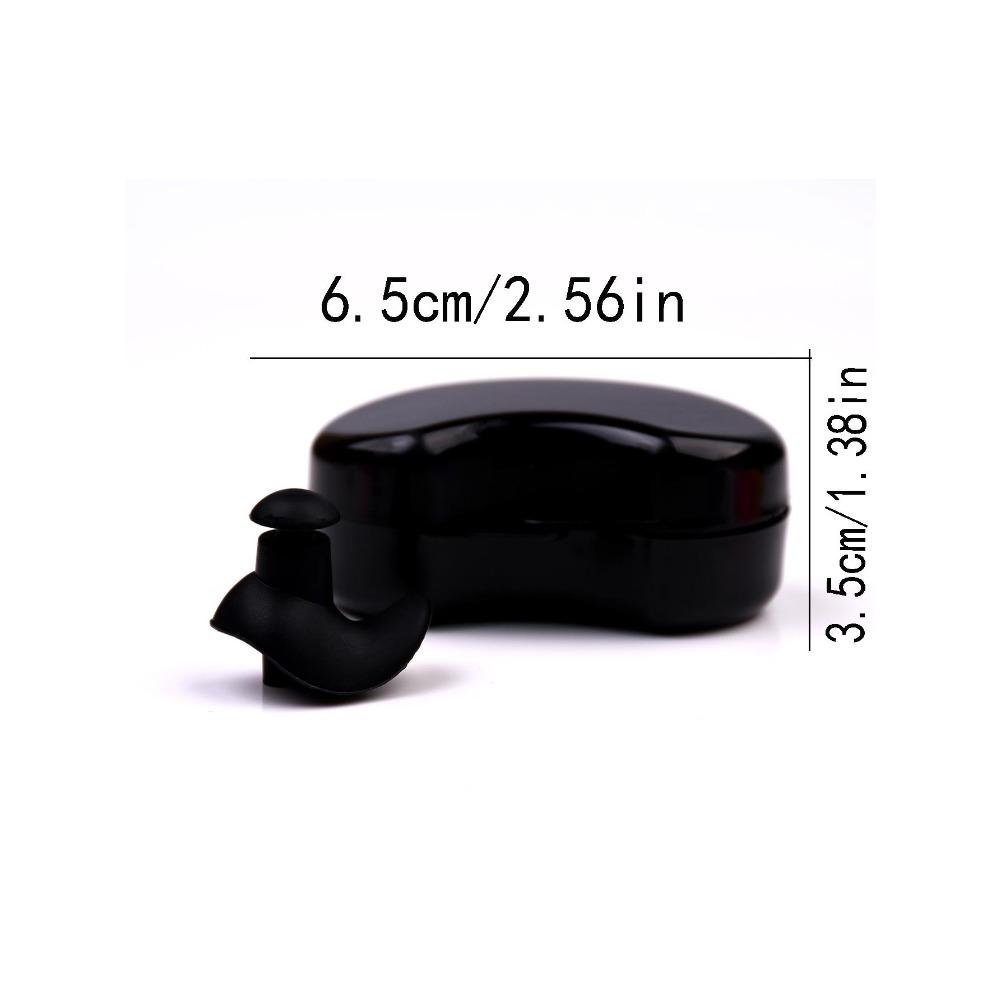 Swimming Silicone Earplug Nose Clip Set, Waterproof Spiral Earplug Box, Adult and Child Beginner Swimming Equipment