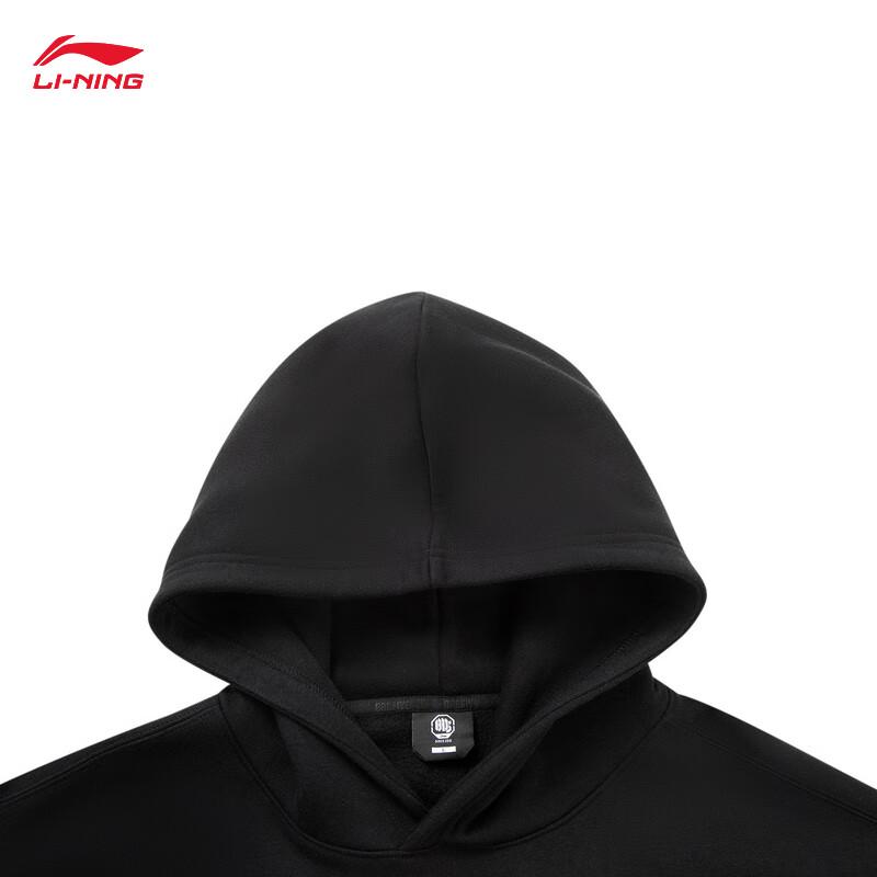 Li-Ning Мужская толстовка с капюшоном и флисовой подкладкой Fanwu AWDV877