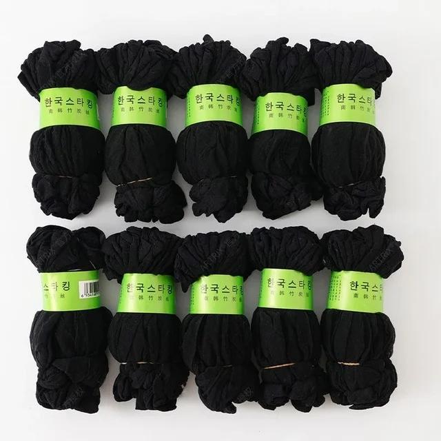 10 пар однотонных ультратонких носков, мягкие и дышащие прозрачные невидимые носки, женские чулки и носочно-чулочные изделия